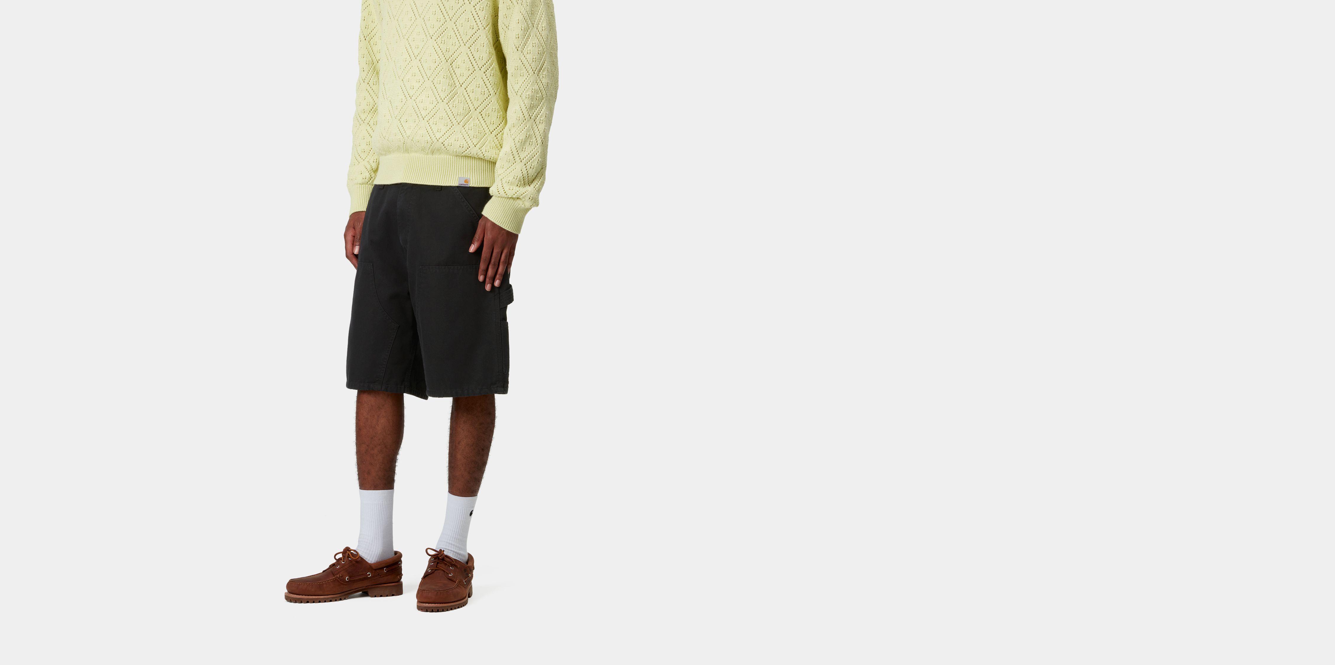 Carhartt WIP Double Knee Short in Zwart